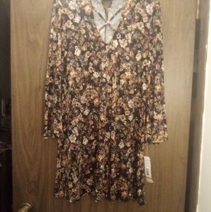 Dress with flowers size 14